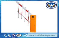 Remote Control Car Park Barriers With Fence Arm , 220V AC Motor Gate Barrier