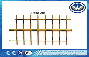 3 Fence Arm Aluminum Alloy Boom For Automatic Car Parking Barrier Gate