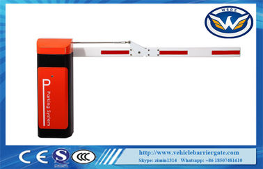 Auto - Reverse Parking Gate System , Boom Barrier Gate With Frequency Convertion Motor