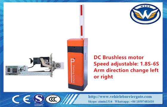140W DC24V 6m τηλεσκοπικά εμπόδια υπαίθριων σταθμών αυτοκινήτων βραχιόνων με το εργοστάσιο ηλιακής ενέργειας