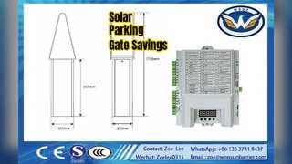 Solar Car Park Gate Εξοικονομήστε χρήματα